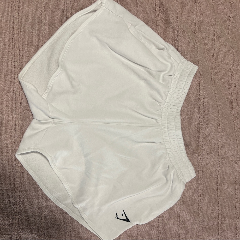 Women's White Athletic Shorts